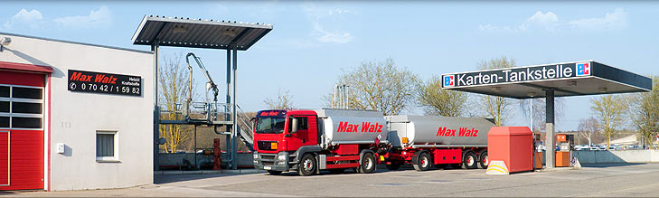 Max Walz - Heizöl und EC Karten-Tankstelle